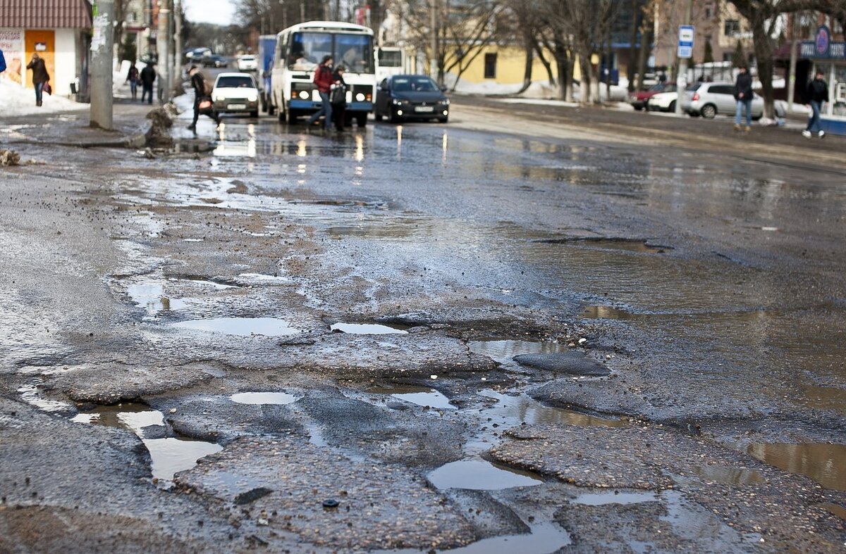 плохие дороги в канаде