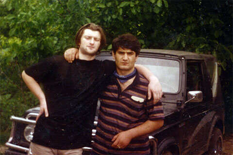 Слева воры в законе: Валало Ишхнели и Эдик Асатрян