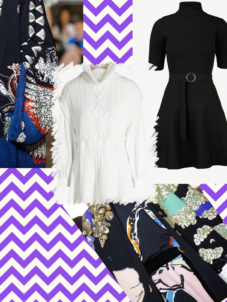 модные платья имеют акценты на "беспроблемные места", пусть из красивых у вас только плечи или кисти рук. Кутюрье уже давно научились двумя противоположным вещам: уродовать женщин некрасивыми вещами  или, напротив, делать их красивее.