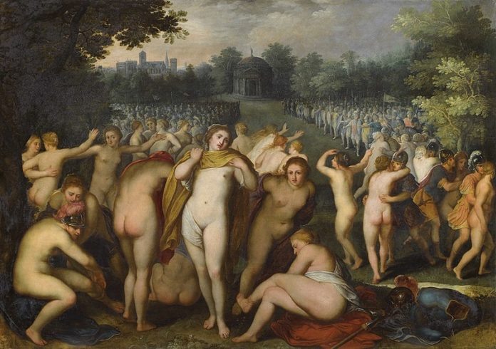 Амазонки и скифы Отто ван Вина. (фото с сайта https://allthatsinteresting.com)