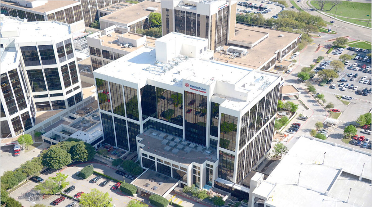 Медицинский центр в Далласе, взято для иллюстрации с hcpi.com