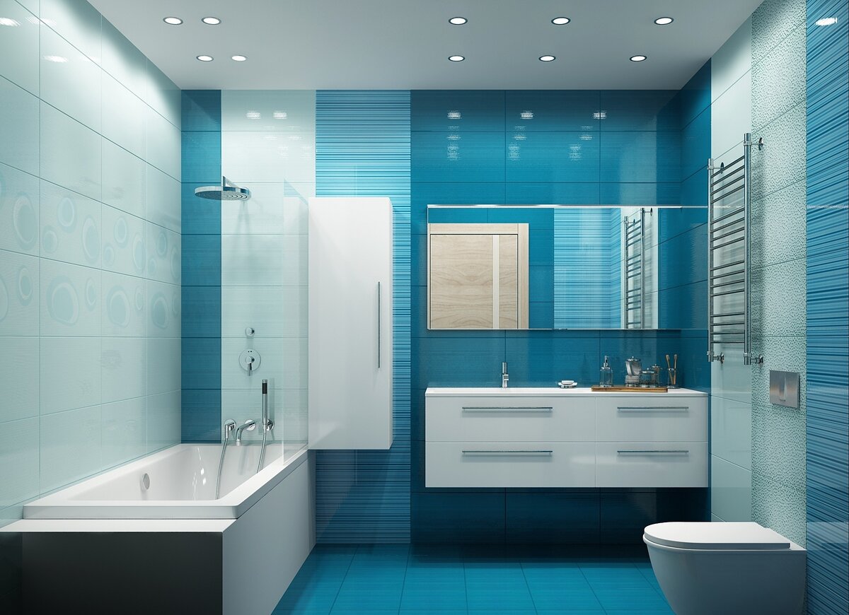 Каким должно быть освещение в ванной комнате: правила, примеры, фото дизайна