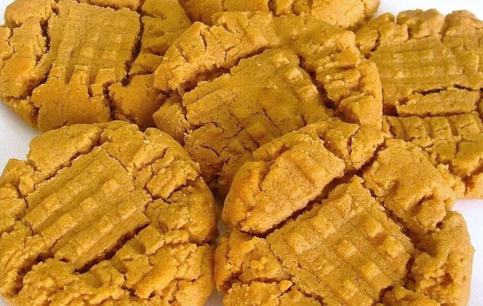 Арахисовое печенье без выпечки