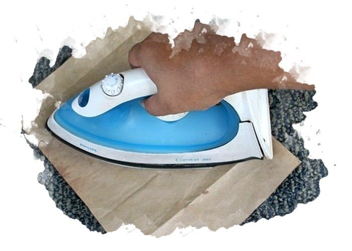 Используем утюг