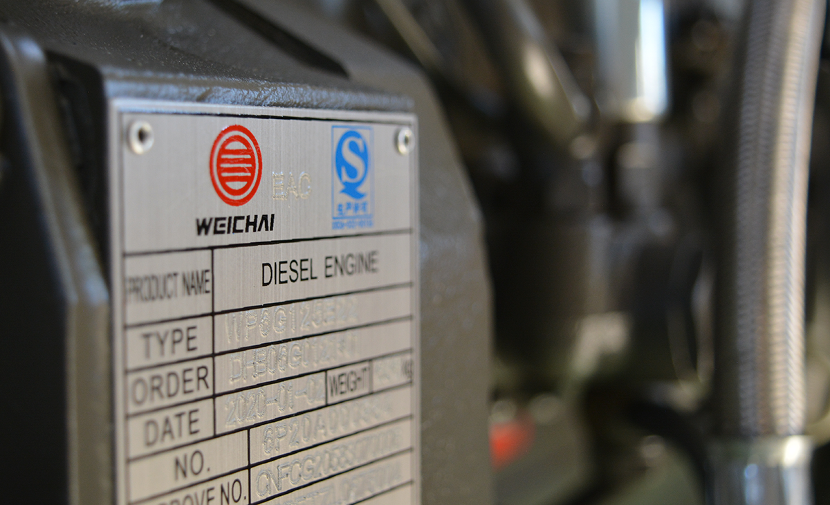 Двигатели от Weichai - надежность и качество.