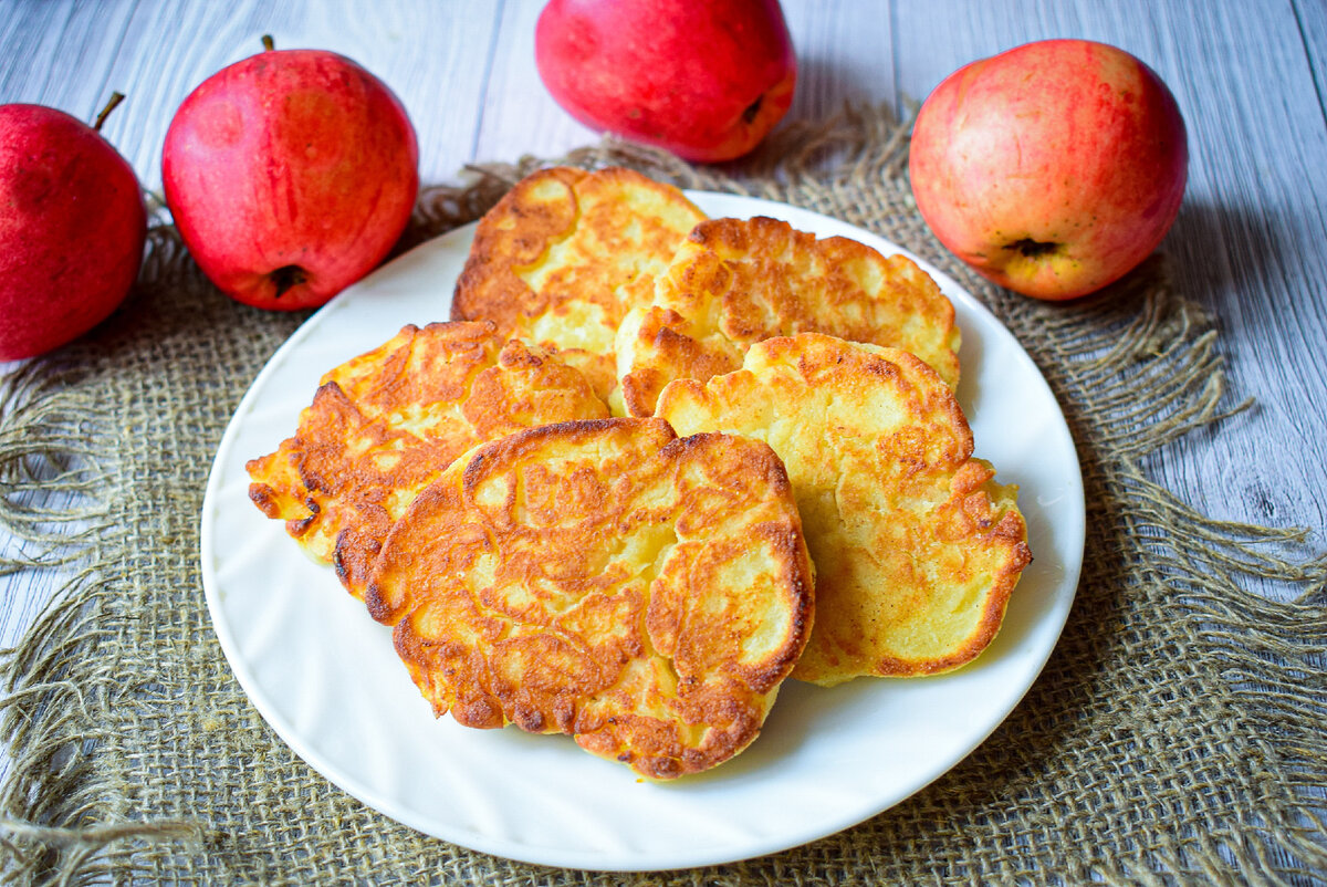 Словацкий творожник с яблоками