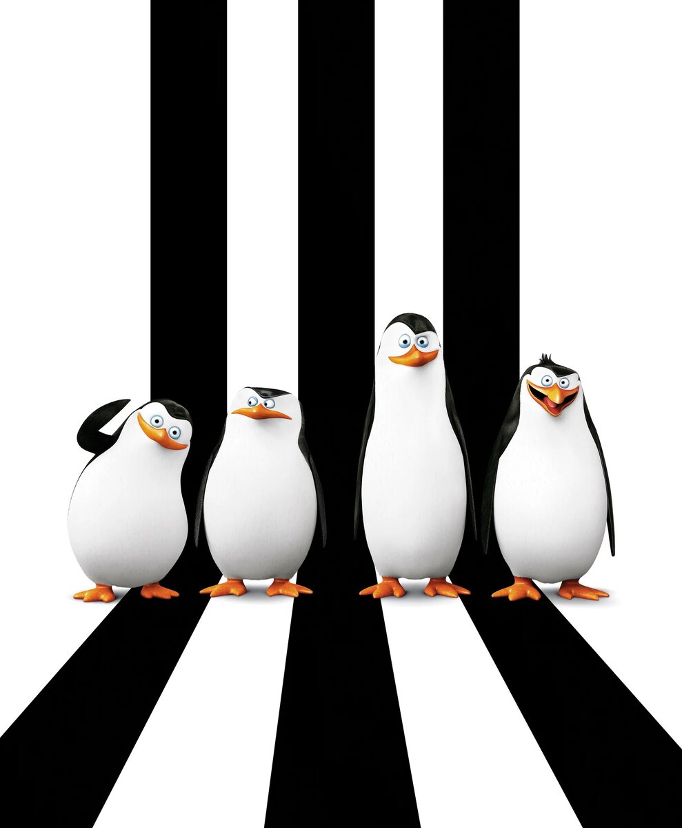 "Пингвины Мадагаскара". Изображение взято из свободных источников
