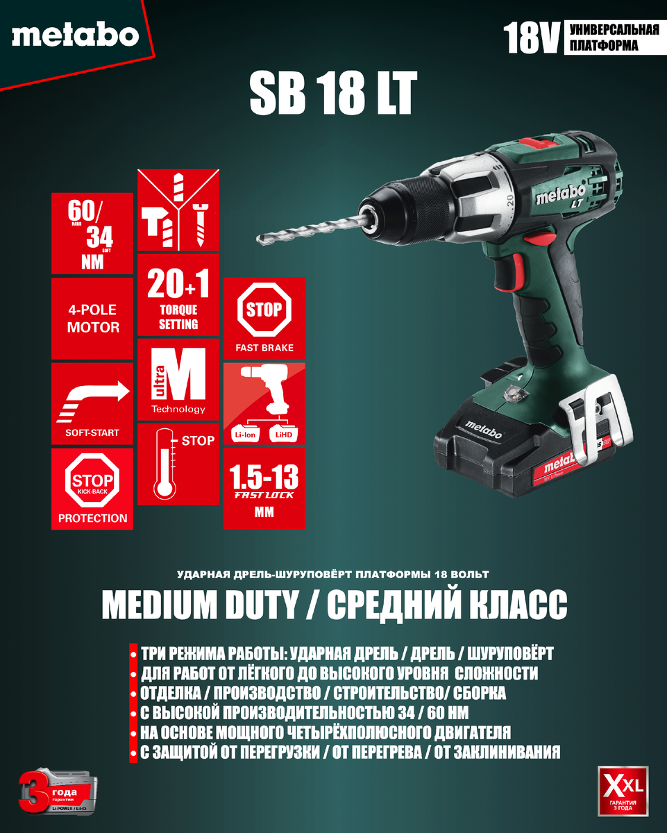 Metabo SB 18 LT