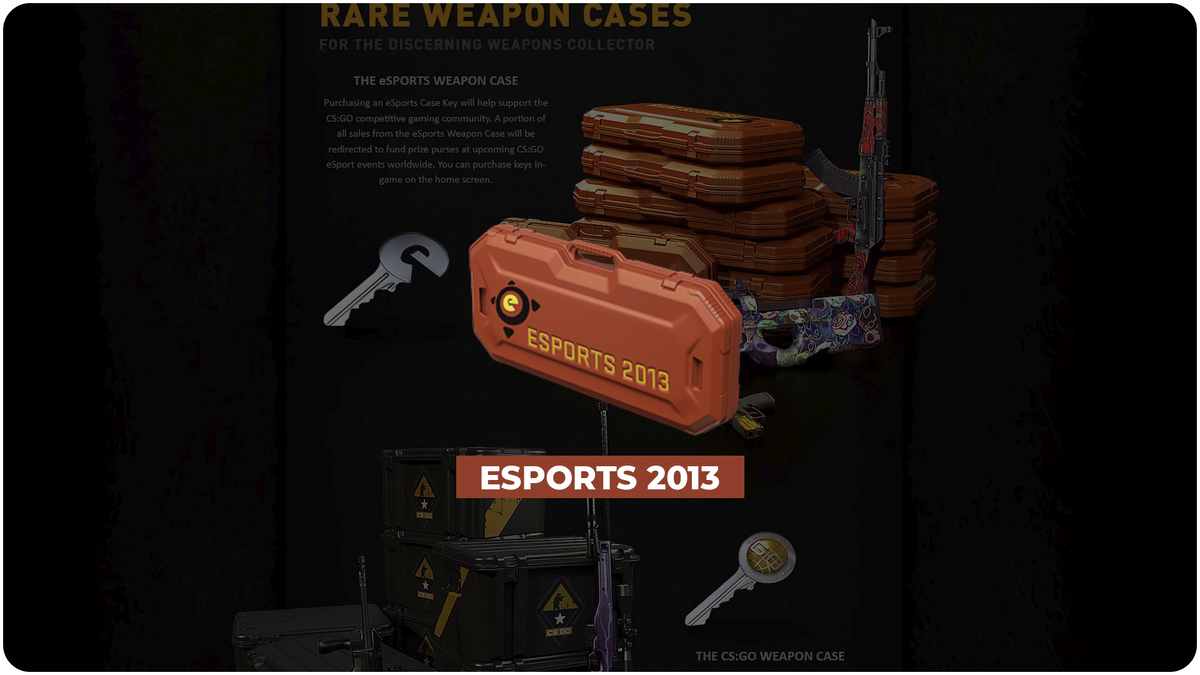 А вот так кейс eSports 2013
