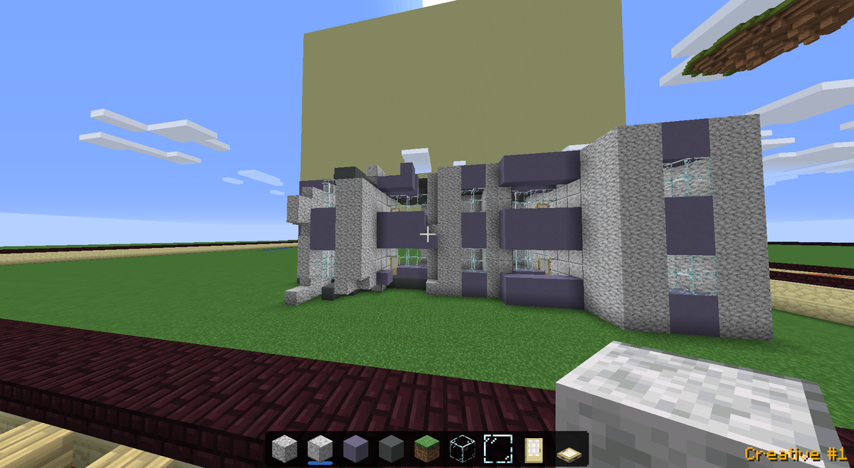 Есть же терракота и диорит. На данном снимке экрана запечатлён момент осознания невозможности сделать симметричные квартиры; по совместительству момент сноса половины дома