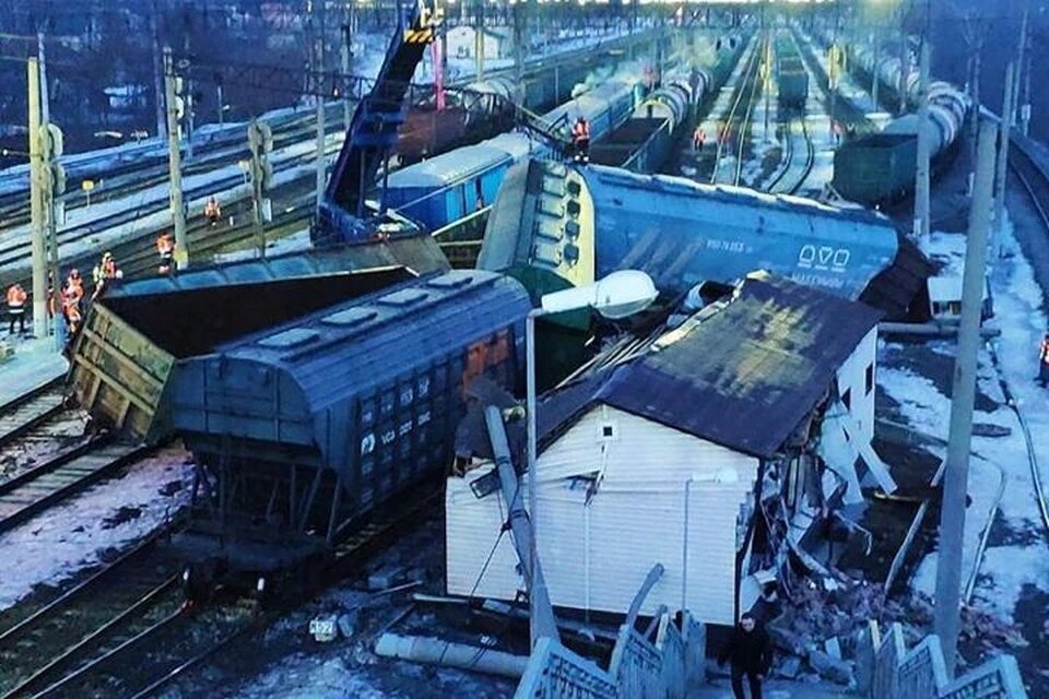Вот так выглядят последствия бокового удара (ст. Юдино, 2020 год)/ © kazan.kp.ru