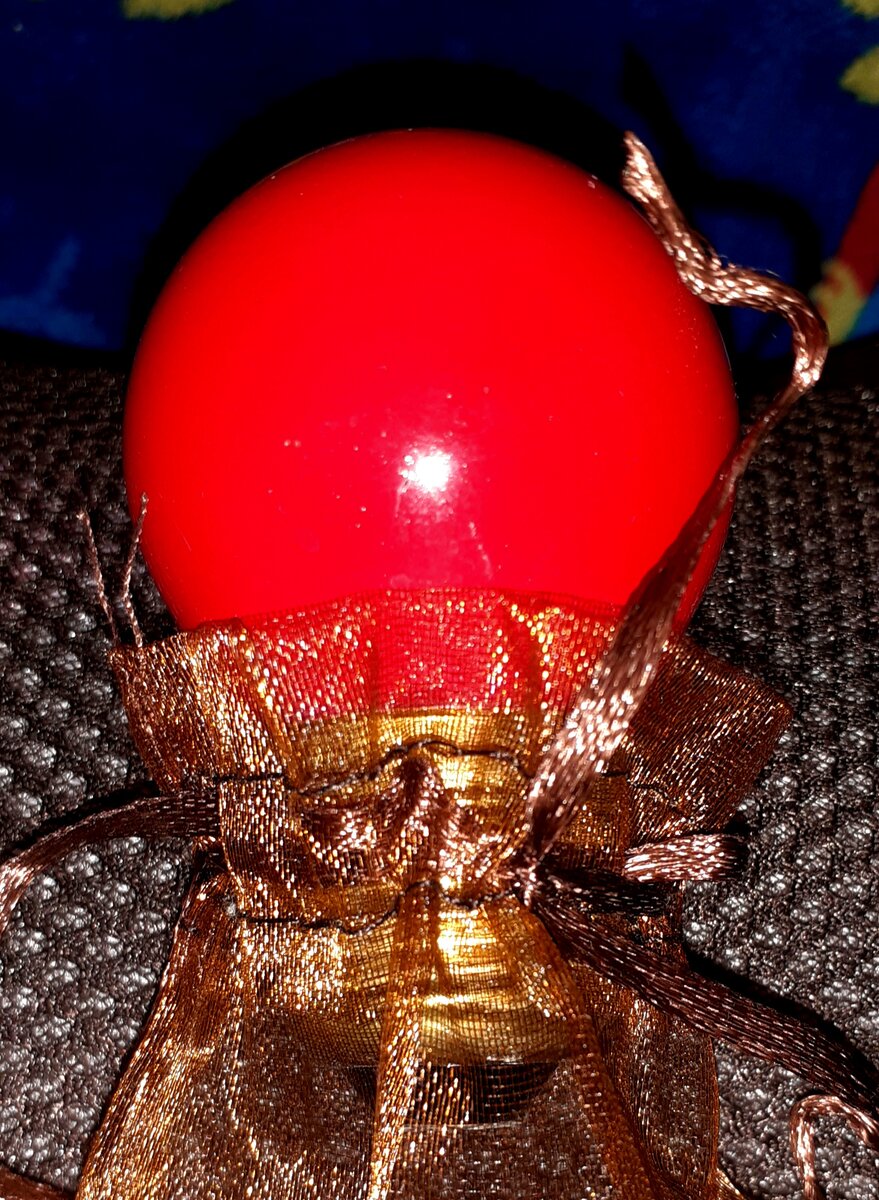 Красная лампочка. Фото автора.