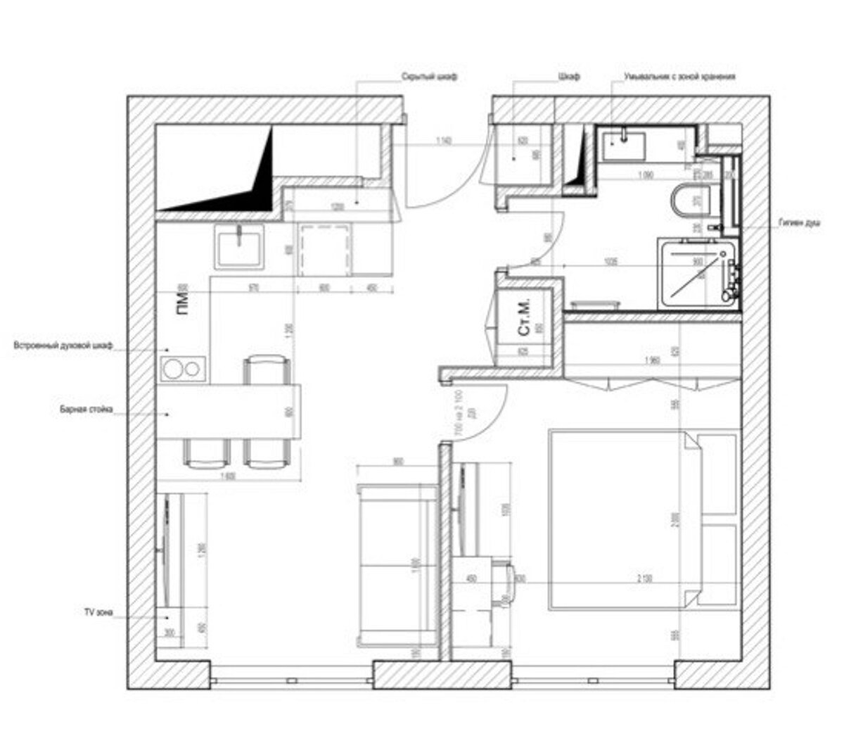 После перепланировки