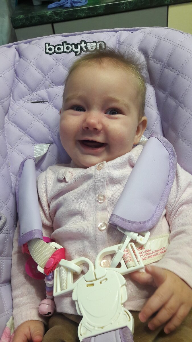 Надюшке 6-8 месяцев