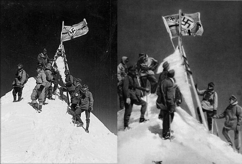 Фашисты на Эльбрусе, 21 августа 1942 г.