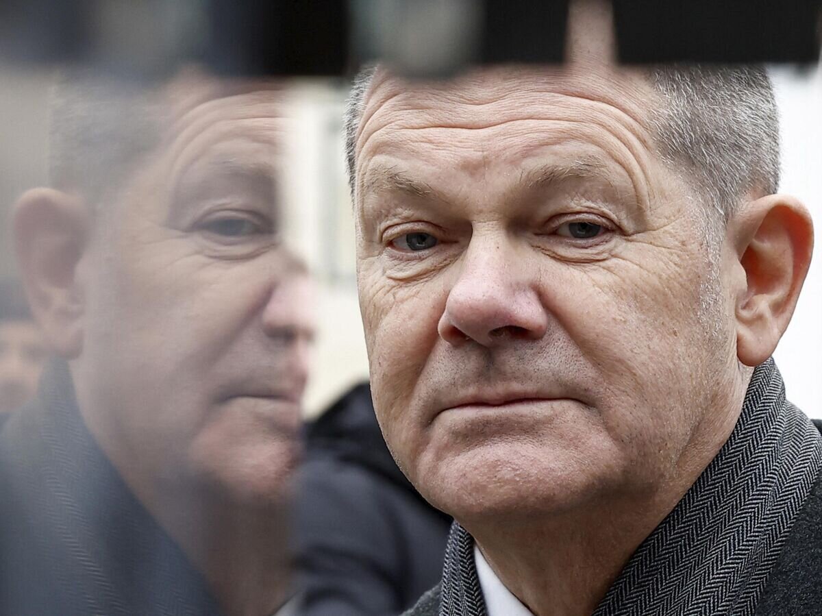    Канцлер Германии Олаф Шольц© AP Photo / Benoit Tessier