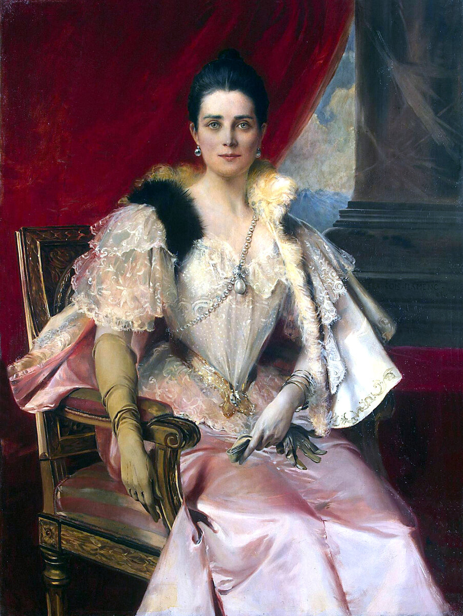 Франсуа Фламенг "Портрет княгини З.Н. Юсуповой", 1894, Государственный Эрмитаж