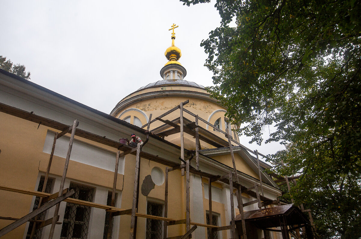 Храм Рождества Христова. Детали. Рождествено, городской округ Истра Московской области. Фото автора статьи  