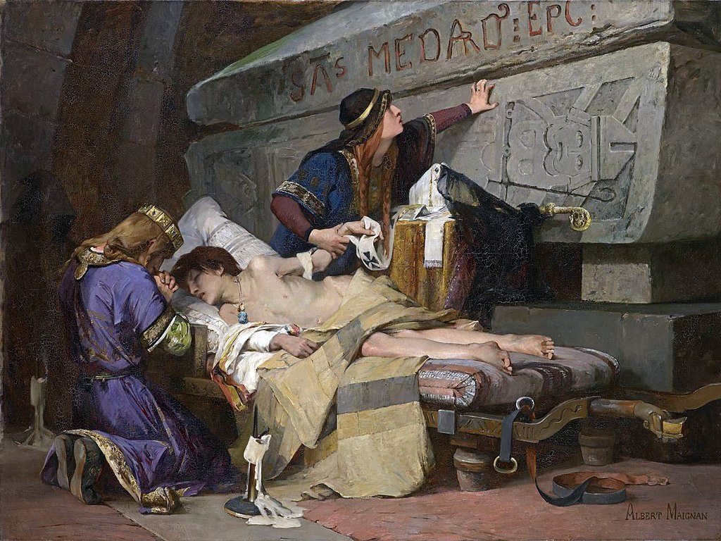 Альбер Меньян. Последние минуты Хлодоберта, 1880