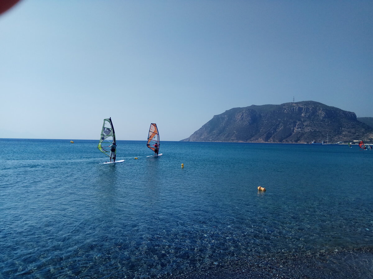 Выкат на правый галс от станции "Ветротория"