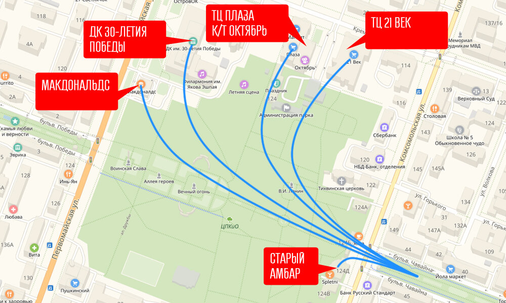 Туалеты в питере на карте