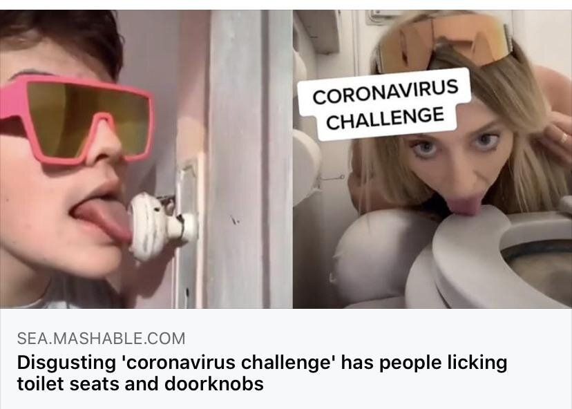 Коронавирус челендж