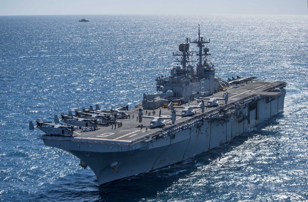 USS Bonhomme Richard. Источник фото: https://www.edrotacultural.com.br/navio-perdido-pela-us-navy-pode-ser-classificado-como-porta-avioes/?add-to-cart=4175