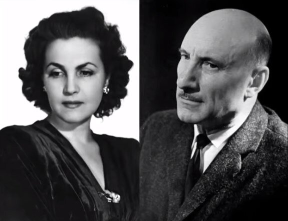 Фото: mir-znamenitostej.ru советская киноактриса - Тамара Фёдоровна Макарова и её супруг - кинематографист и актер Сергей Аполлинариевич Герасимов