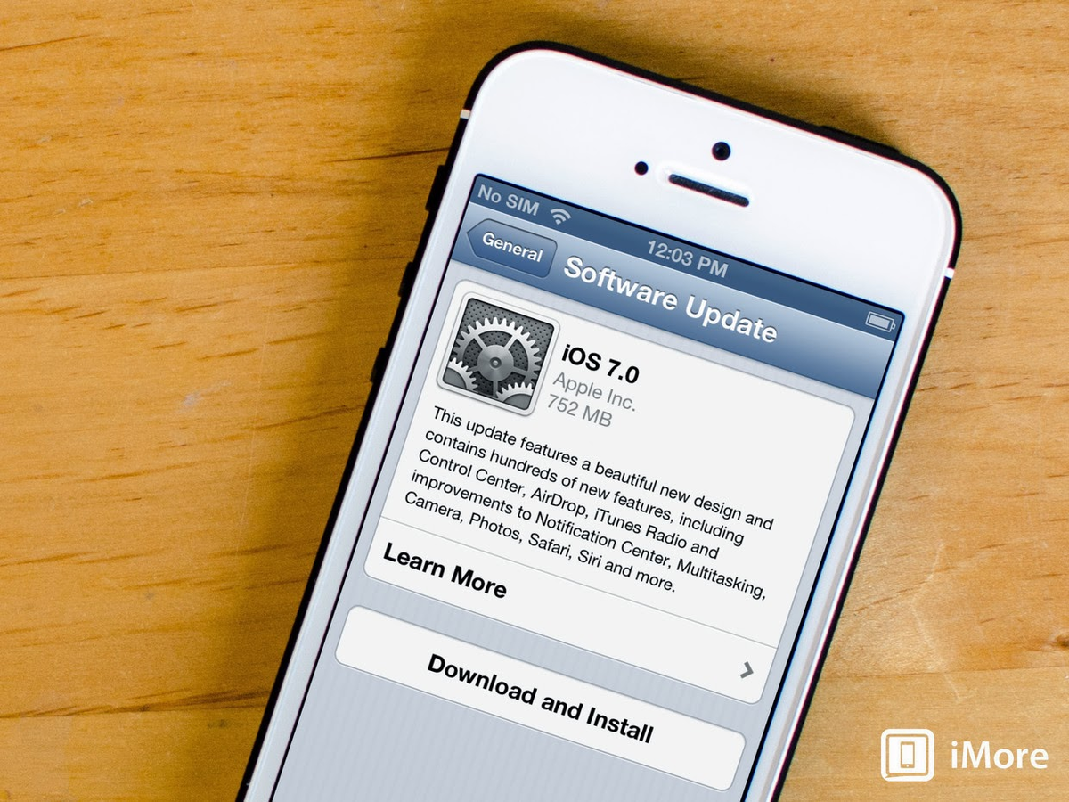 обновление IPhone