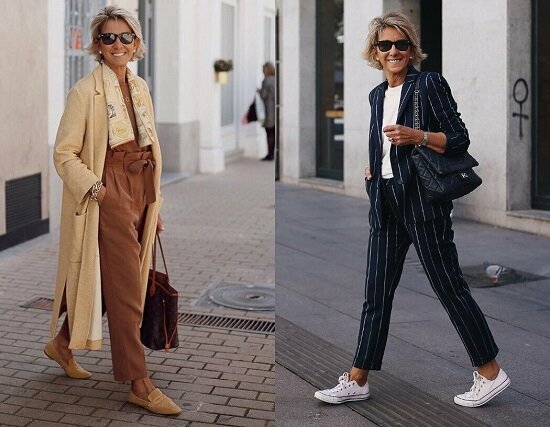 Хочется, чтобы вещи у женщин за 50 были качественные - из дорогих и добротных тканей. 