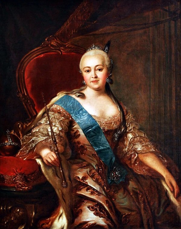 Императрица Елизавета Петровна (1709-1761). Картина неизвестного художника середины XVIII века