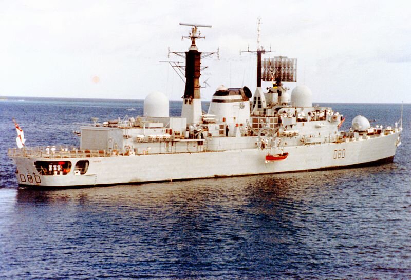 HMS Sheffield — первый со времён Второй мировой войны британский корабль, потерянный в результате боевых действий. Источник: wikipedia.org