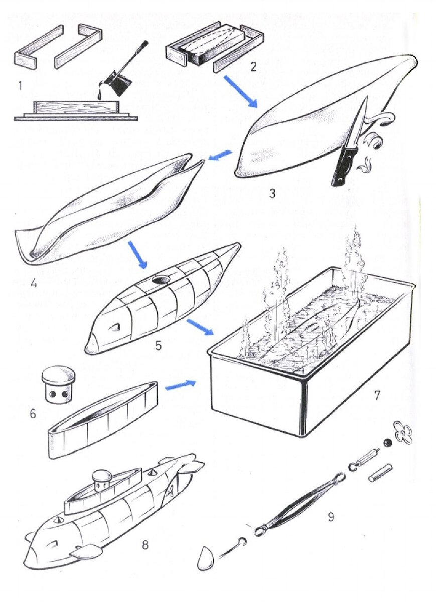 Радиоуправляемая подводная лодка Green Nuclear Submarine - CT-3311M-GREEN