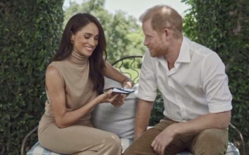 Меган Маркл и принц Гарри. Скриншот с youtube The Telegraph. Фотография взята из открытых источников.  📷
