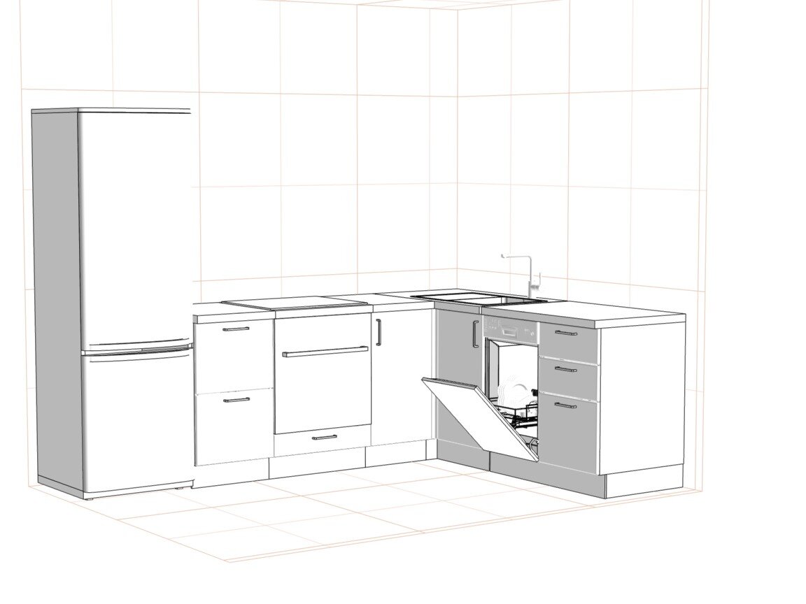 Ошибки на кухне при встраивании техники | Нарисую и расскажу о мебели из  салона | Дзен