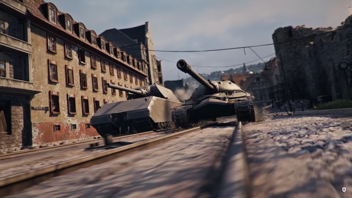 «Много времени “утекло”.  “Дед” причёску поменял. “Маус”, вроде бы, похудел или потолстел. Время не щадит никого». Скриншот видео с YouTube-канала «Мир Танков. Официальный видеоканал»