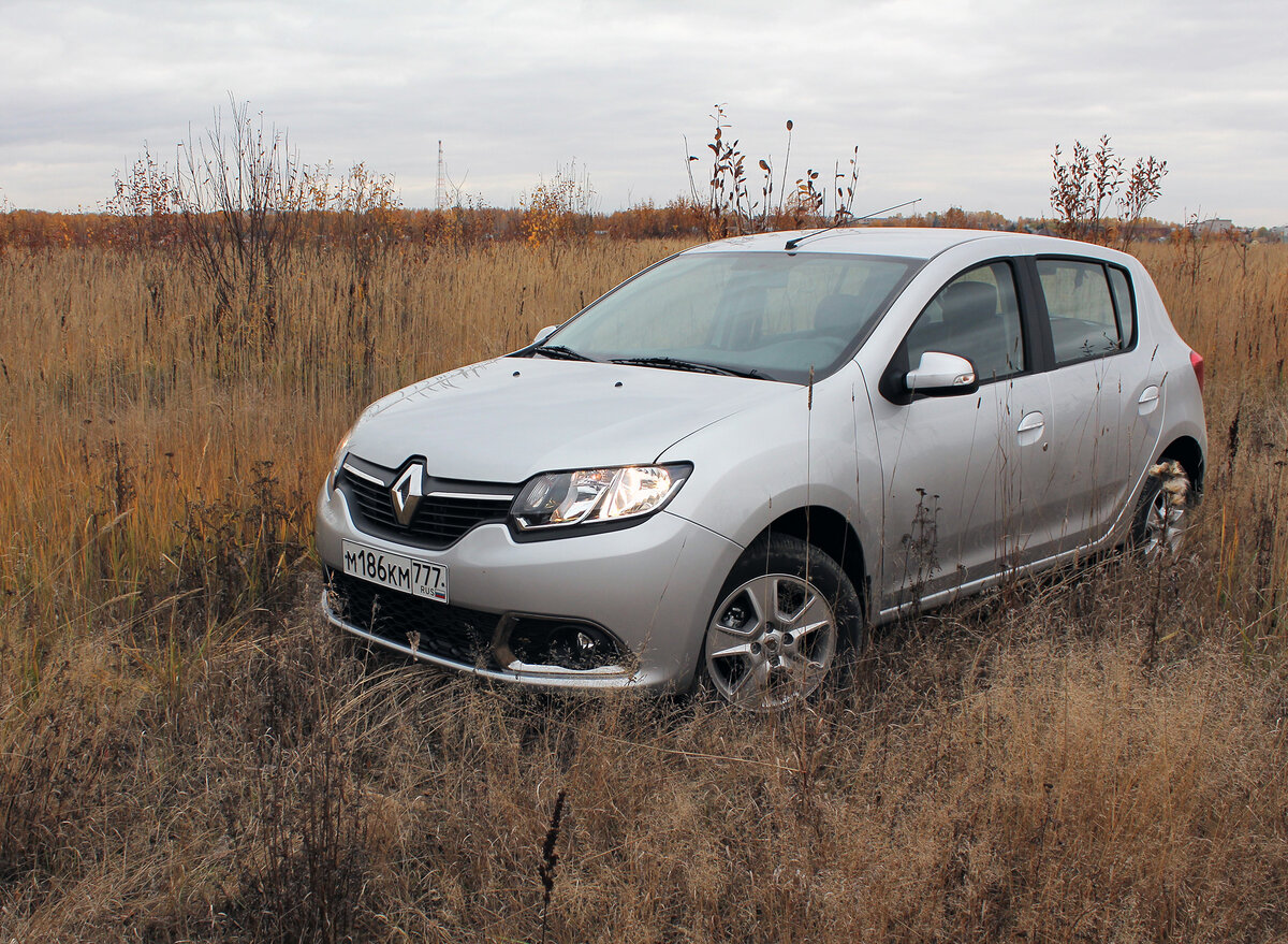 Sandero 2014 серая