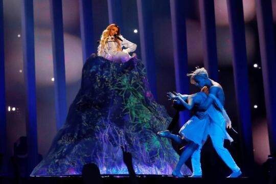 
Репетиция номера Юлии Самойловой в Лиссабоне
 