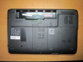 Разборка ноутбука emachines E630 для чистки и замены термопасты