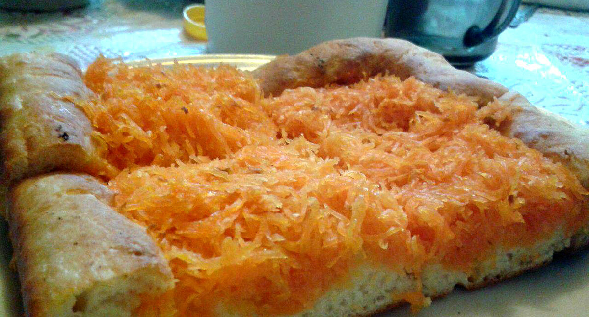 Пирог из морковного сока