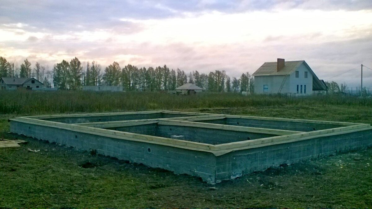                             Ленточный фундамент от компании "Квадрат Дом" (г. Пенза)