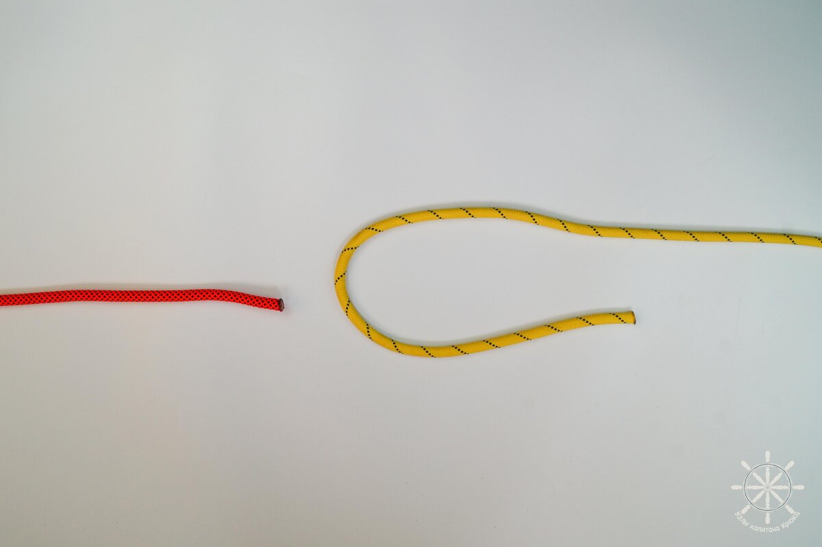 Как вязать фламандский узел - шаг 1