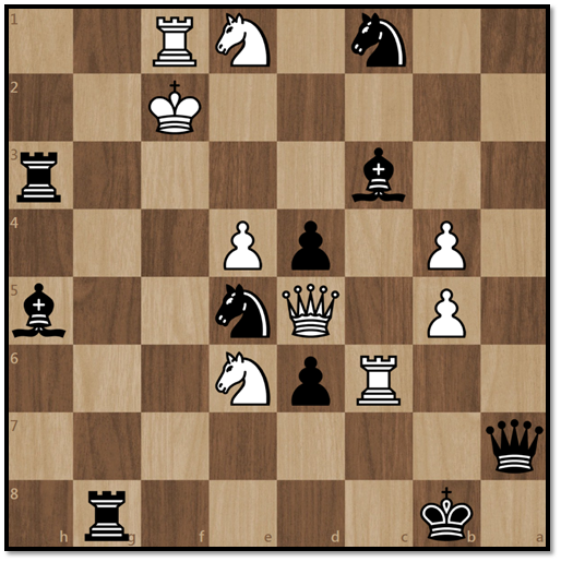 Ход черных. Мат в 1 ход.