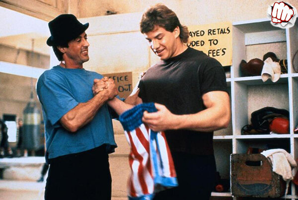 Томми Моррисон и Сильвестр Сталлоне