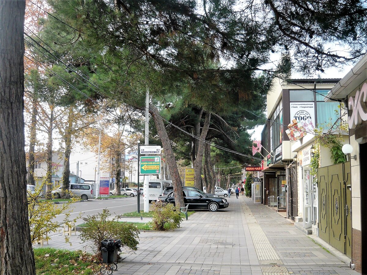 Улица Крымская в Анапе 
