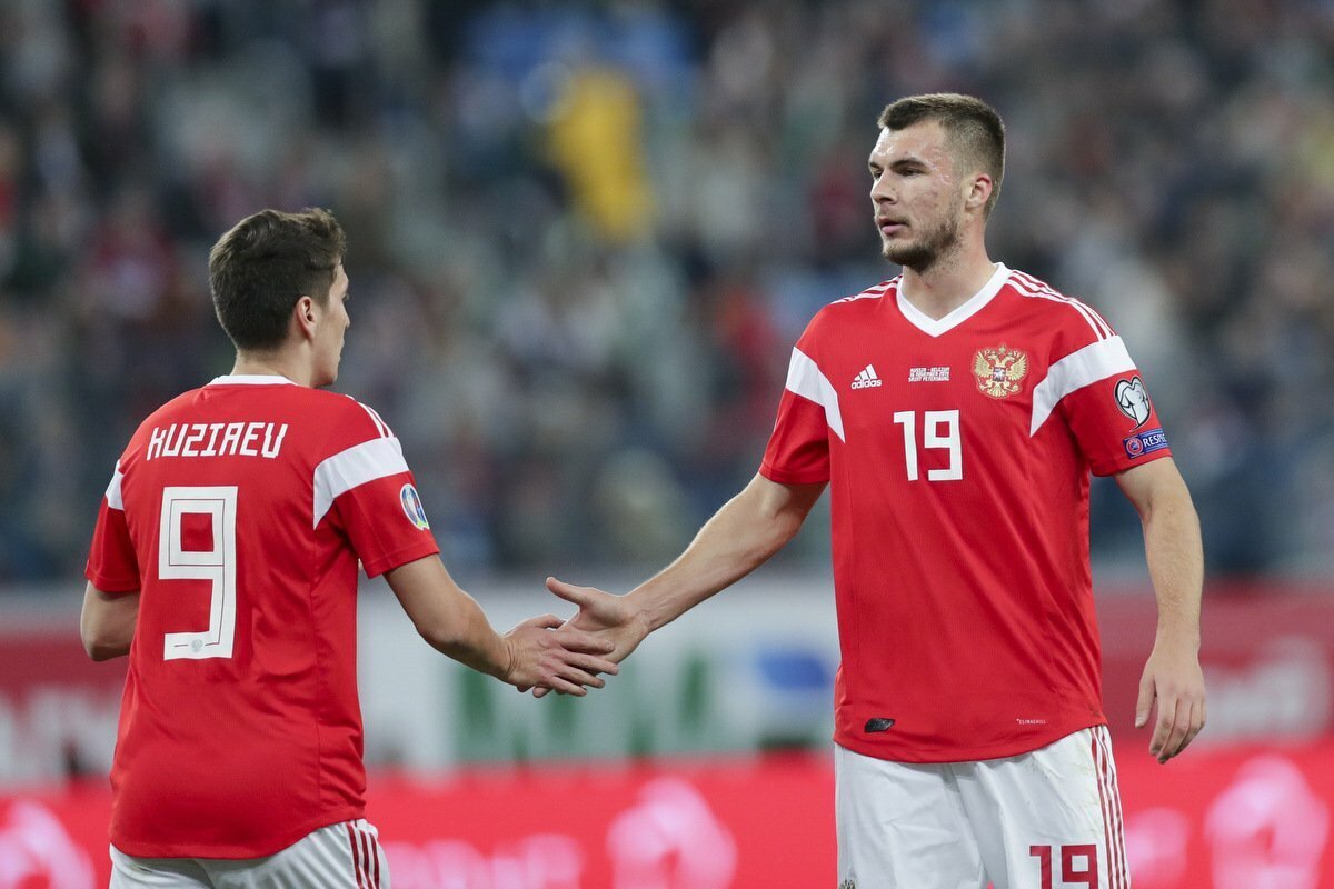 Николай Комличенко и Далер Кузяев в сборной России