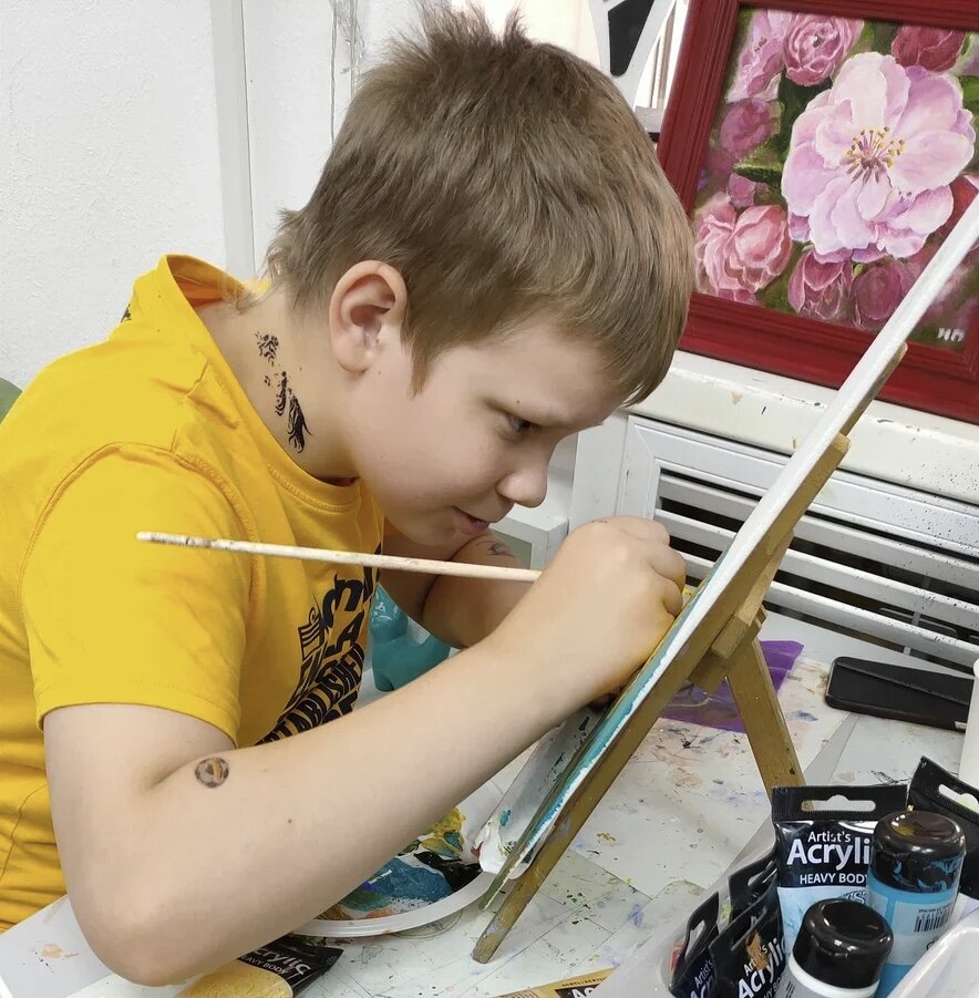 Ваня за работой 