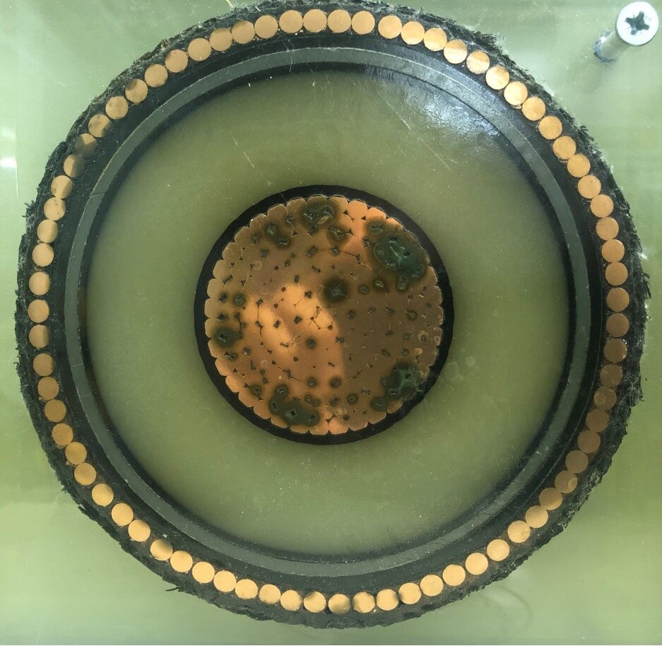 Поперечный разрез кабеля