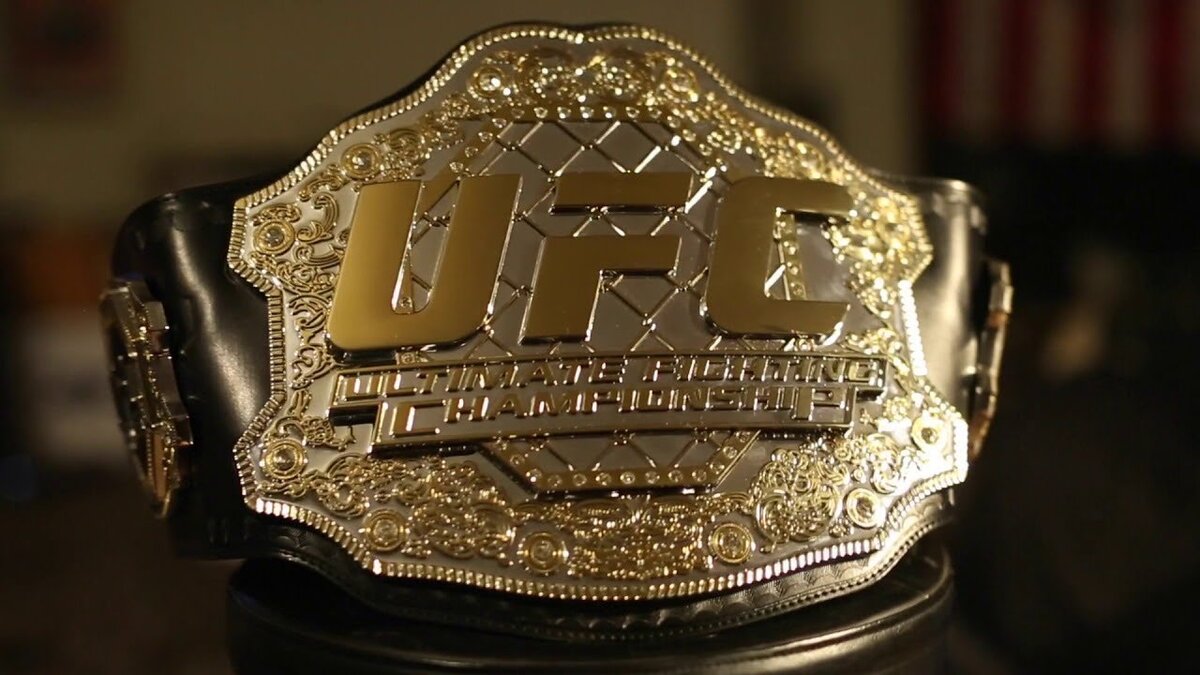 Пояс чемпиона UFC вектор