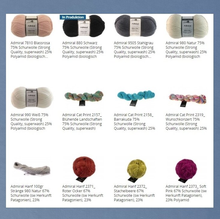 Пряжа от компании Hohenloher Wolle GmbH.